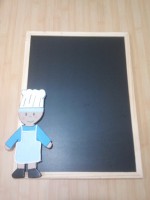 Pizarra con cocinero (17,95€)